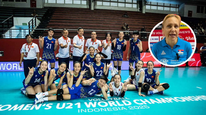 Coach Marijana Boricic of U21 Serbia has controversial statements about the U21 Vietnam team