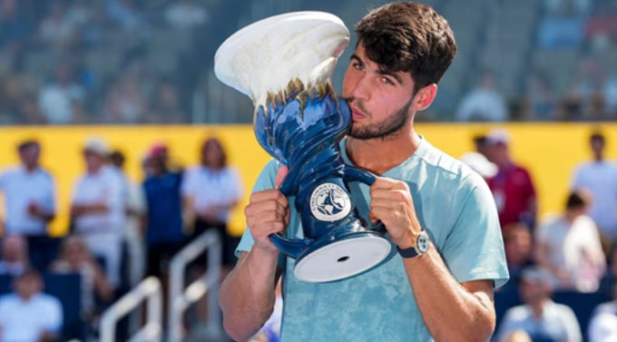 Alcaraz easily won the championship