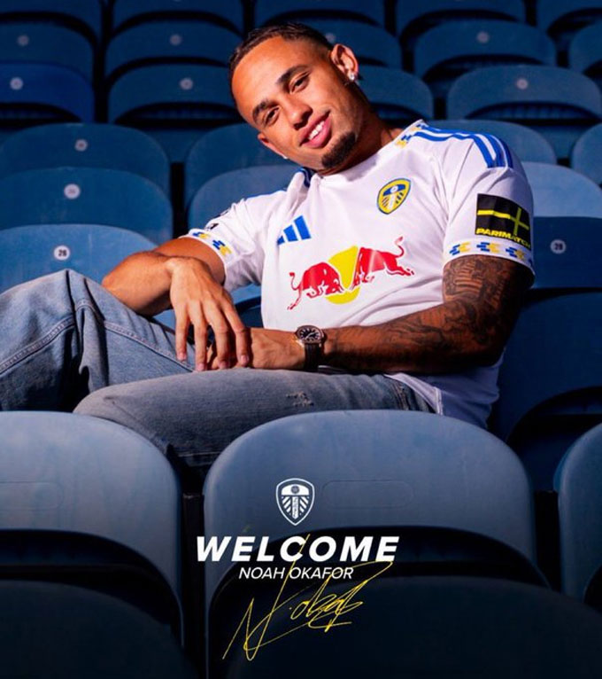 Okafor officially wears Leeds