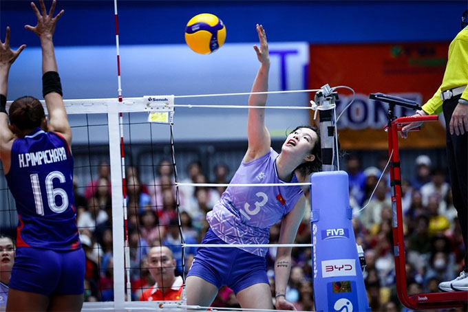 Vietnamese women's volleyball team is about to attend the world championship. Photo: TVA