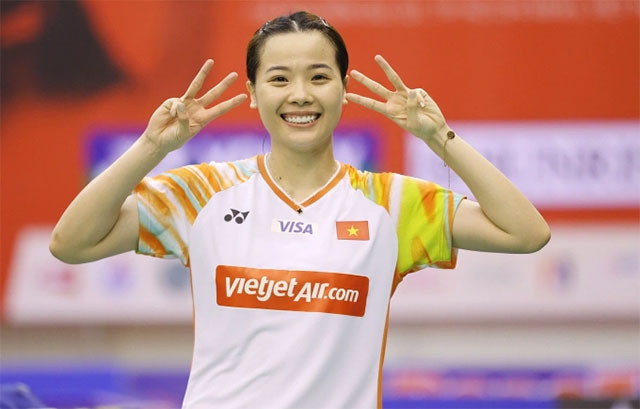 Thuy Linh has reached the 1/8 round of the World Badminton Championship 2025