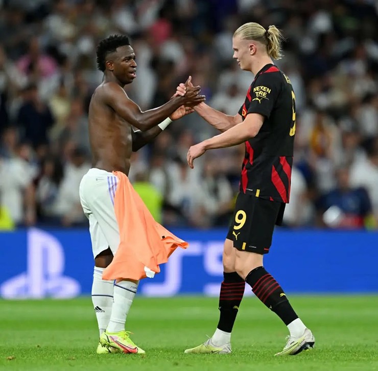 Vinicius and Haaland are the dream attack of Man City