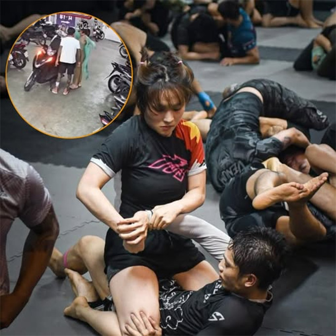 The great Top MMA team defeated the youth tattooed