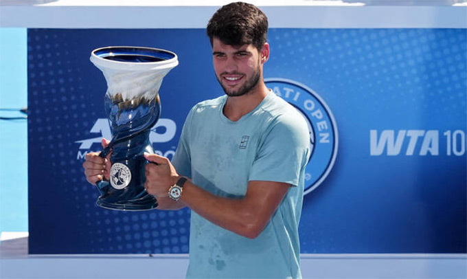 Alcaraz won Cincinnati Open for the first time in his career