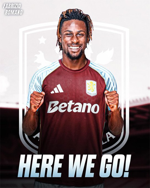 Evann Guessand joins Aston Villa