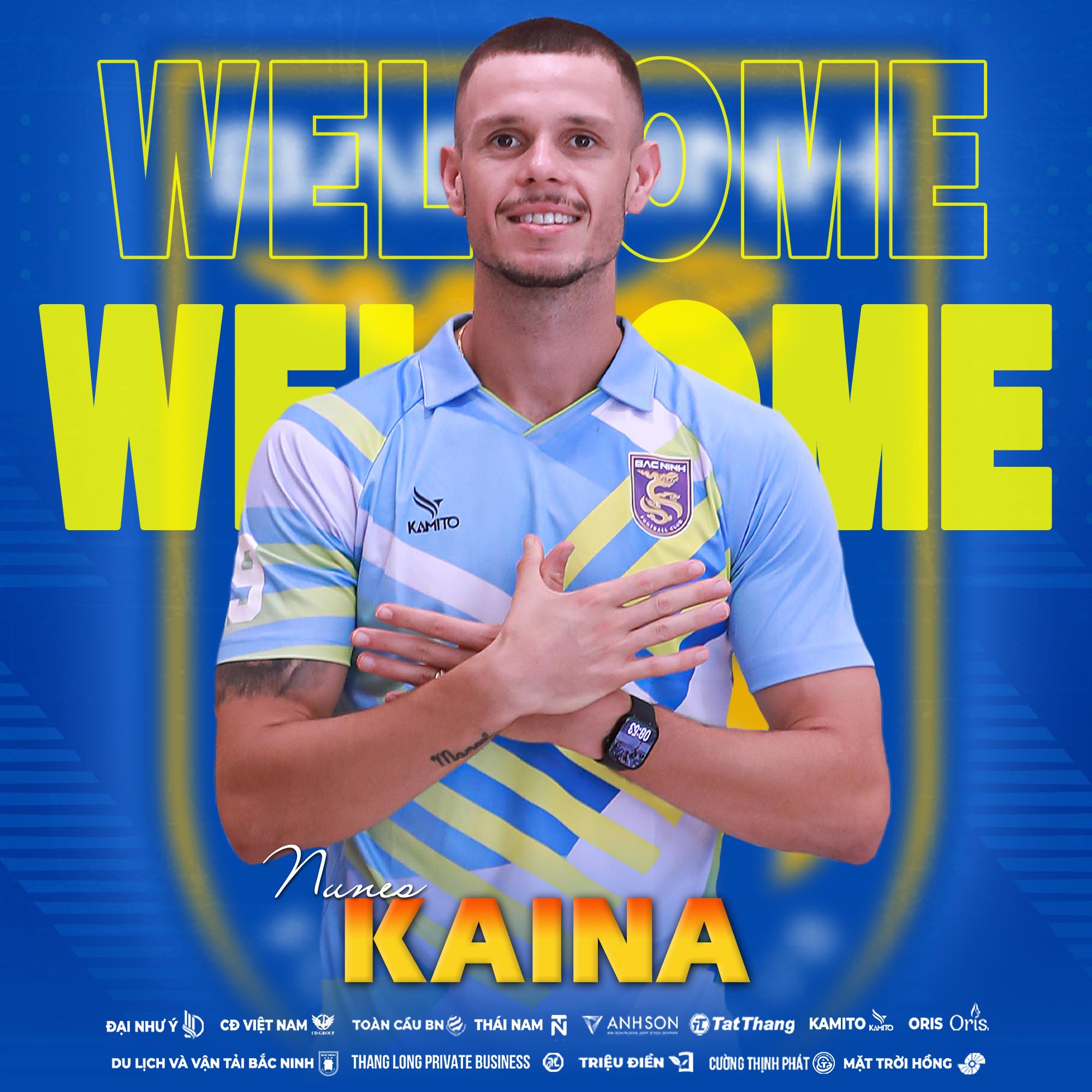 Bac Ninh FC plays a big play when recruiting the striker who has scored in the European Cup 1
