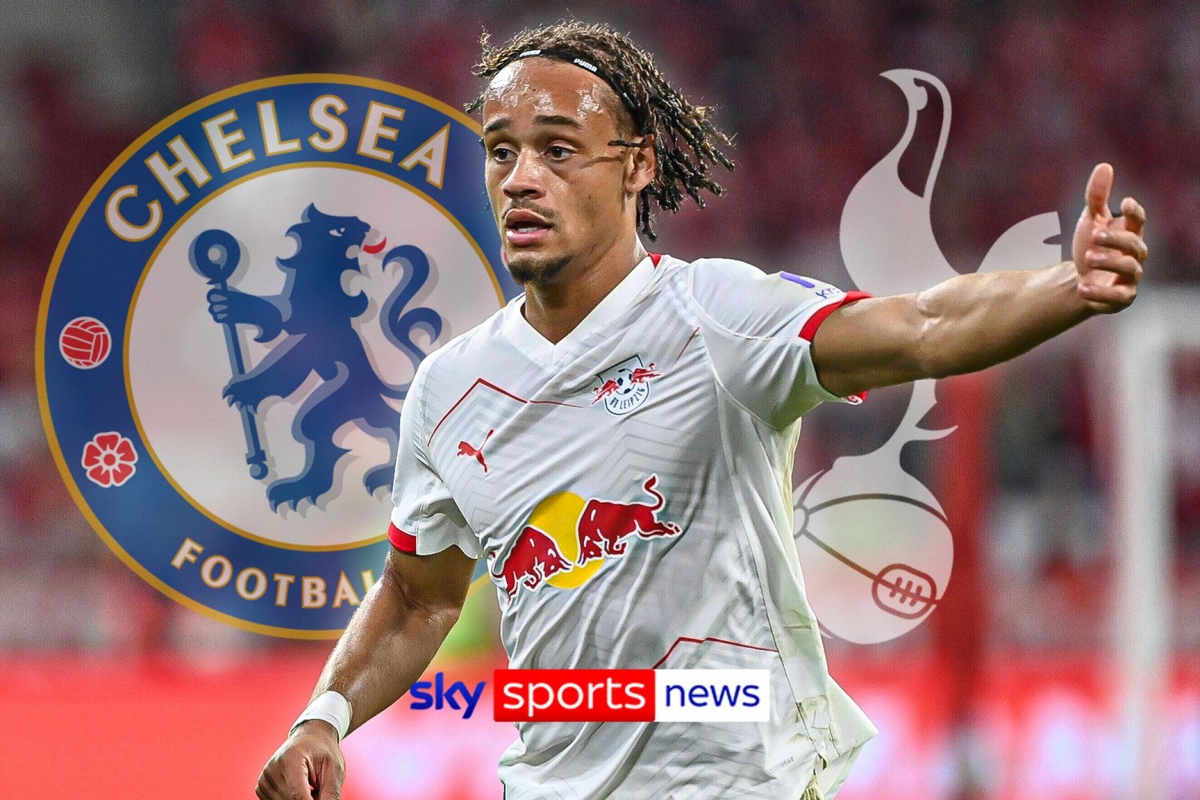 Xavi Simons was chelsea and Tottenham according to the sat