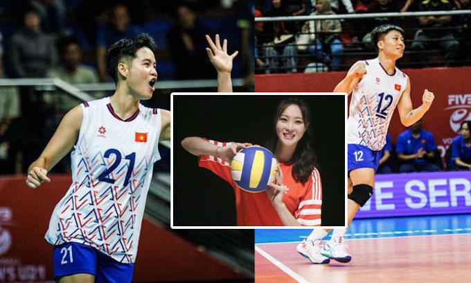 Hui Ruoqi (middle) gave the view of the case of U21 Vietnam Volleyball Tel