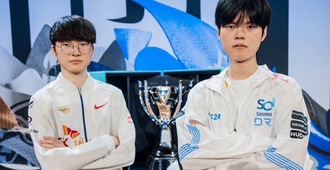 Faker (left) continues to create new records