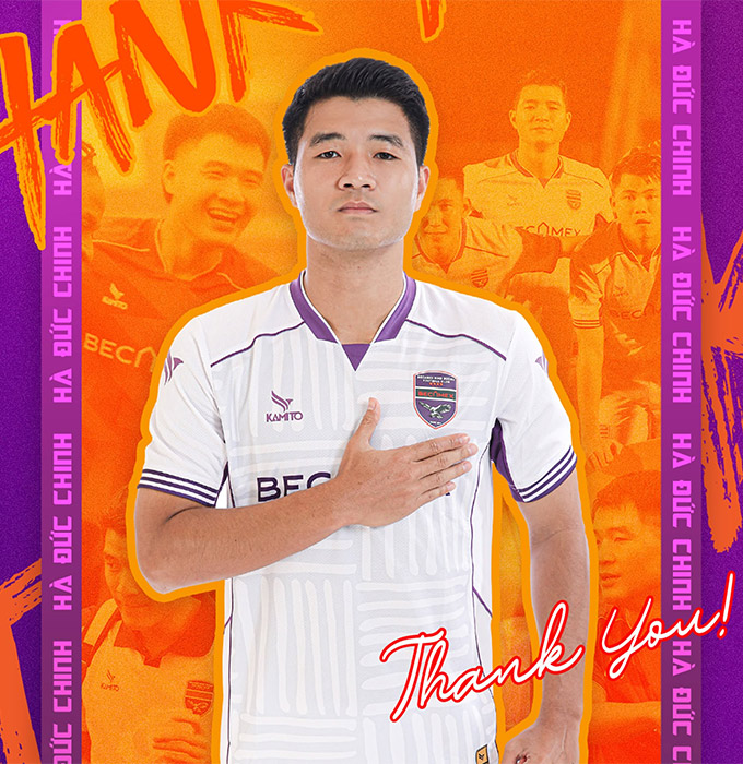 Ha Duc Chinh broke up with Becamex Ho Chi Minh City 