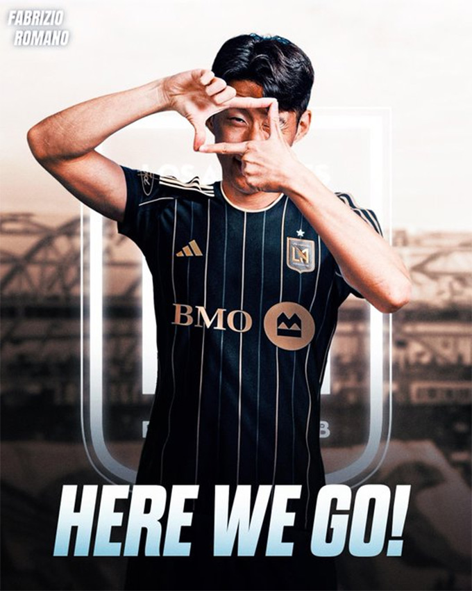 Heung-min Son landed at Los Angeles FC