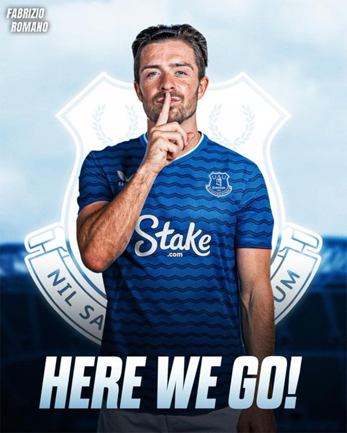 Grealish landed at Everton