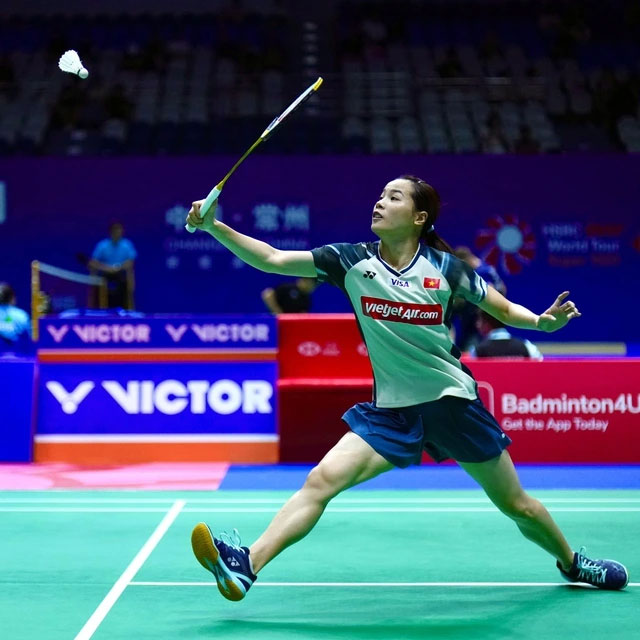 Nguyen Thuy Linh had to stop at the world badminton championship