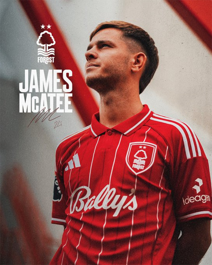 James McaTee joined Nottingham