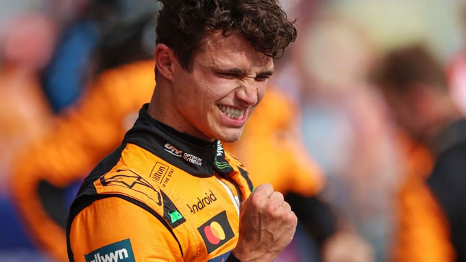 Norris won the Hungarian Grand Prix race