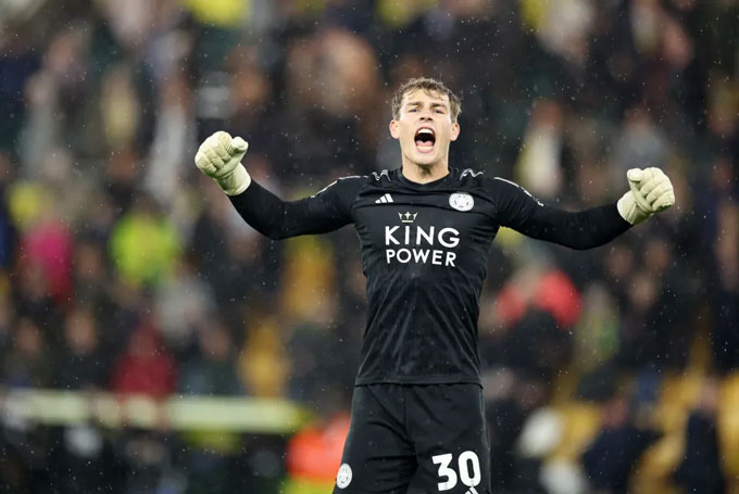 Hermansen in Leicester shirt