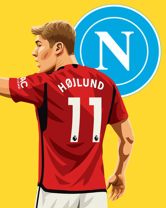 MU and Napoli have reached an agreement and only wait for Hojlund to nod