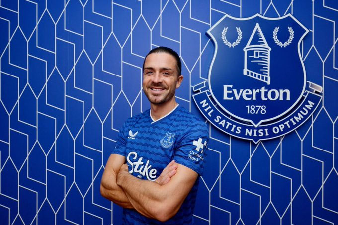 Grealish officially joined Everton on loan