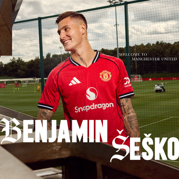 Sesko officially joined MU