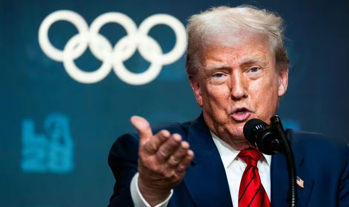 US President Donald Trump announced that he would ask all the female athletes to participate in the 2028 Olympic Games to undergo a sex test.