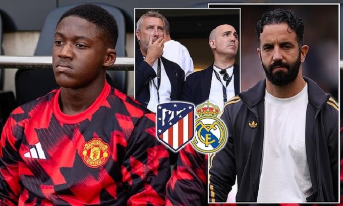 Real Madrid and Atletico competed Kobbie Mainoo