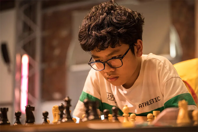 The 14 -year -old Vietnamese player shocked at the Sparkassen 2025 chess tournament