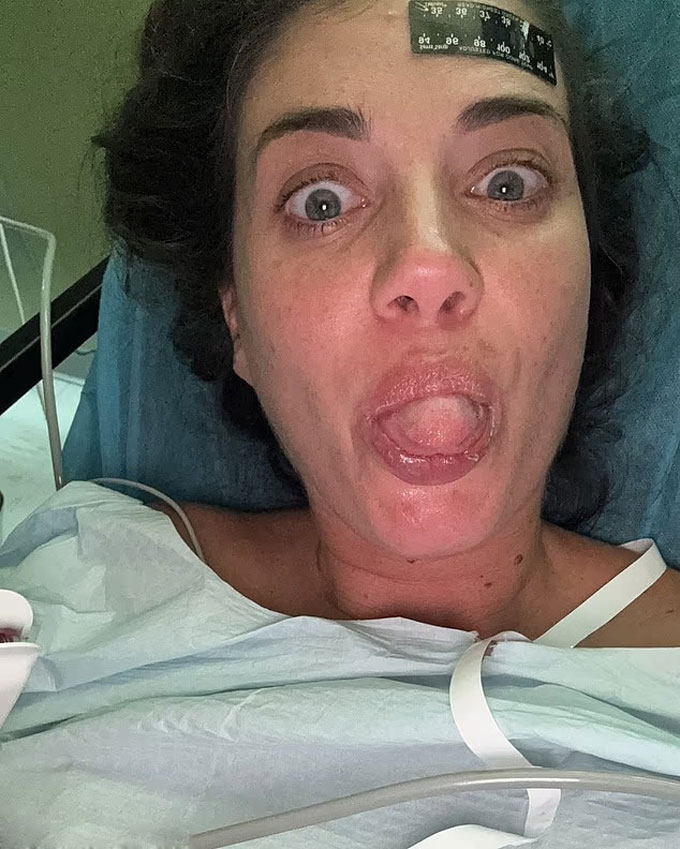 Eleonora boi was attacked by sharks while being pregnant but fortunately there was no big problem