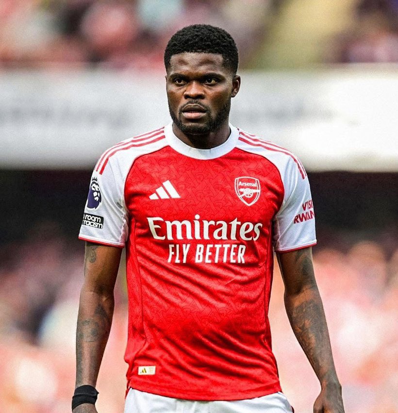Partey is still wearing Arsenal