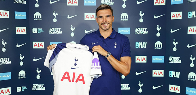 Joao Palhinha joined Tottenham on loan 1 year