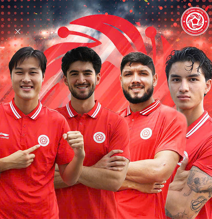 Viettel is launched 4 more rookies, including 3 overseas Vietnamese players 