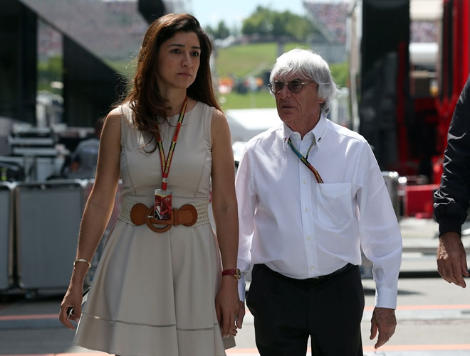 Bernie Ecclestone is very passionate about women