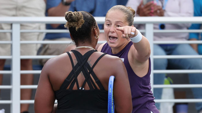 Jelena Ostapenko denied that racist