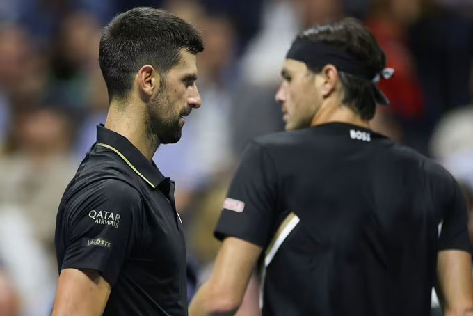 But in the end, with his bravery, Djokovic still defeated Fritz
