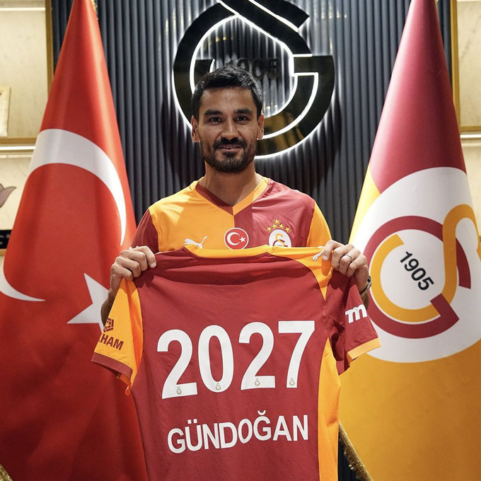 Gundogan officially launched Galatasaray