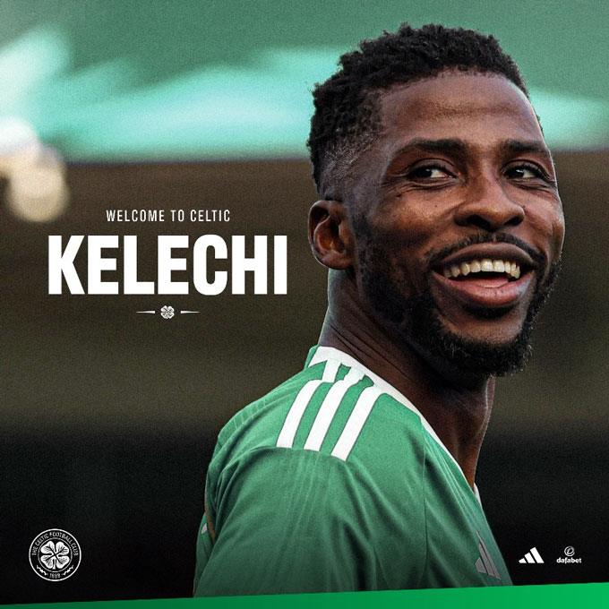 Celtic successfully recruited Itheanacho