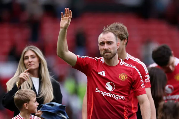 Eriksen broke up with MU after the end of the summer 2025