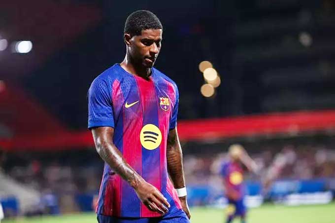 Rashford plays faint in the first matches for Barca