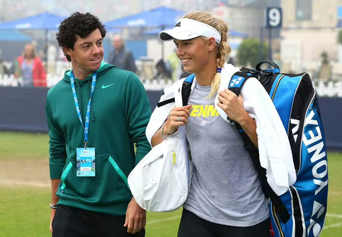 Mcilroy and Wozniacki used to be a beautiful couple before suddenly canceling kissing