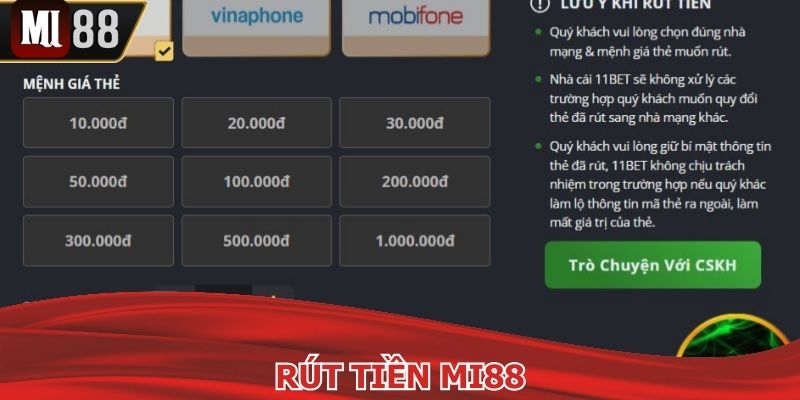 Rút Tiền MI88