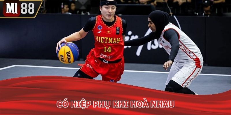 Sẽ cộng điểm vào khi phát trúng vào rổ
